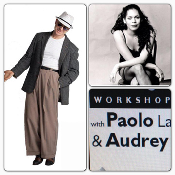 Paolo and Audrey teach Swing meets Latin