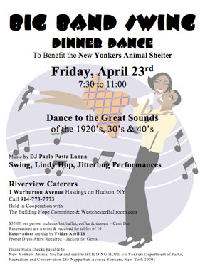 big band style dinner dance