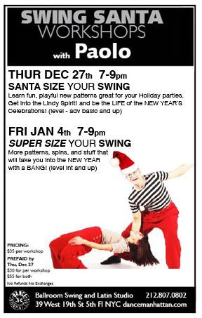 Swing Santa workshops